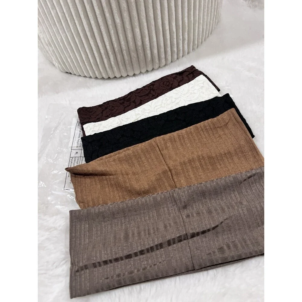 5 Pcs Wide Lace Headbands for Women